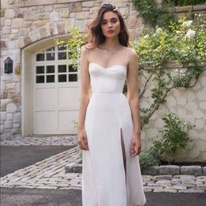 Reformation Juliette dress, white, size 2